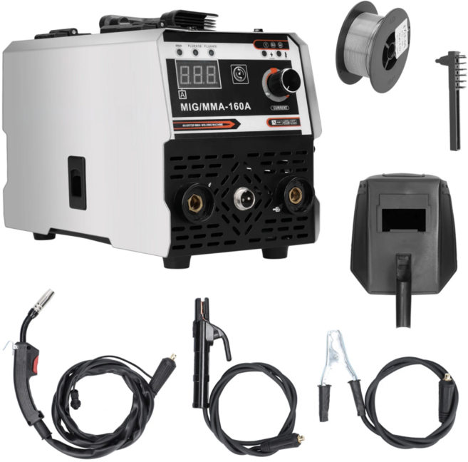 피코툴즈 휴대용 용접기 인버터 소형 아크 160A MIG MMA 가스 논가스, 1개