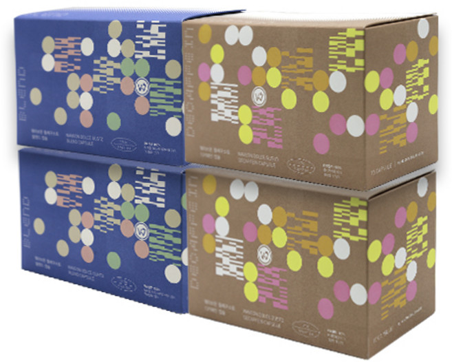 웨이브온커피 돌체구스토 호환용 캡슐커피 (블랜드/디카페인), 8.5g, 4개, 15개입