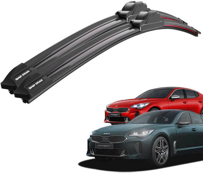 1+1 스팅어 마이스터 전차종 초밀착 와이퍼 윈도우 브러쉬 와이퍼블레이드, SDT-스팅어(17-현재)650+450/A