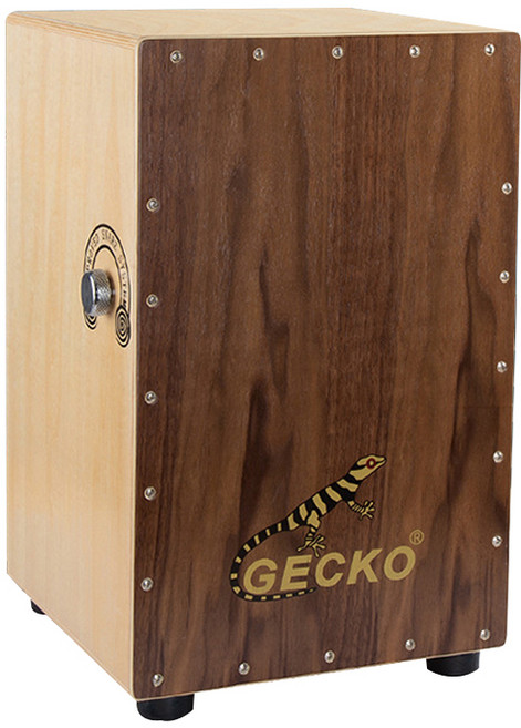 Neirny 카혼 타악기 초보자 악기 원목 가방 포함 Kahong-03, 브라운 블랙, 1개