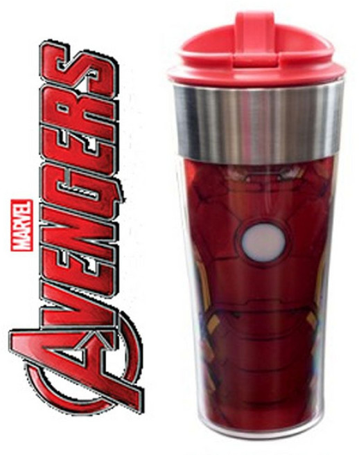 어벤져스 아이언맨 스텐레스텀블러 400ml jus+9871qE