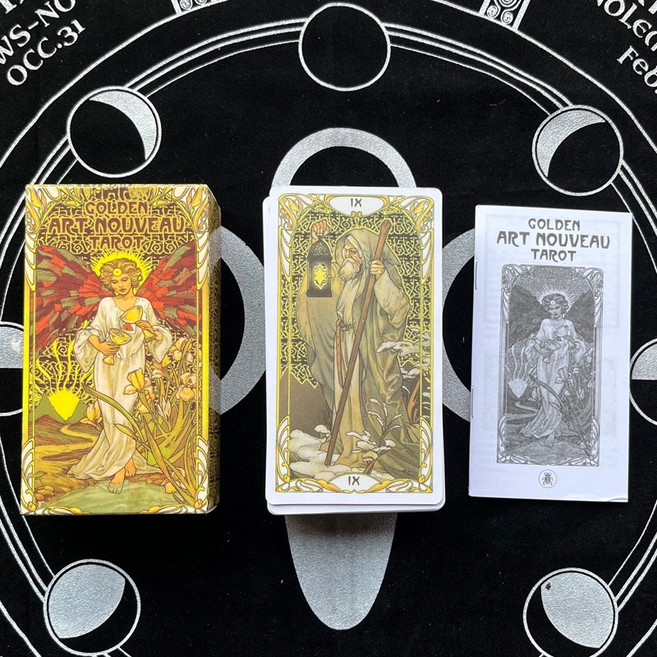 7*12cm 빅사이즈 영문판 타로 타로카드 종이 설명서 포함OracleCards, 색깔9, 1개