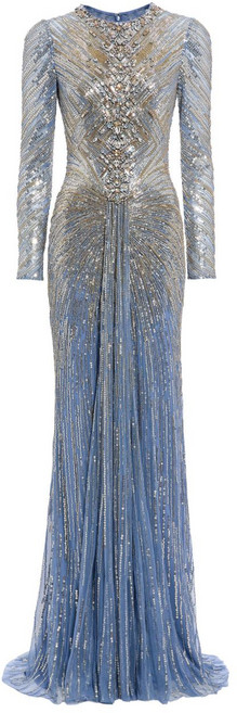 제니팩햄 위오나 시퀸 장식 이브닝 드레스