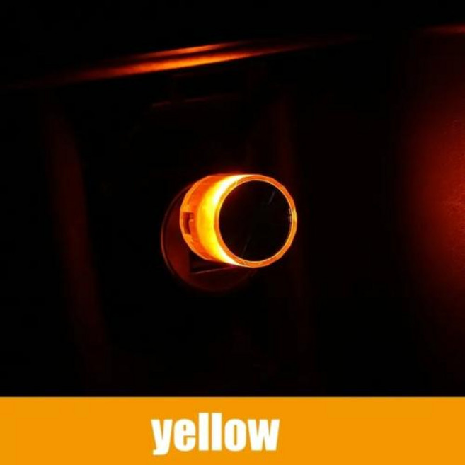 차량용 미니 USB LED 휴대용 조명 플러그 주변 장식 분위기 램프 실내 환경 1 개, 1pc yellow, 03 1pc yellow