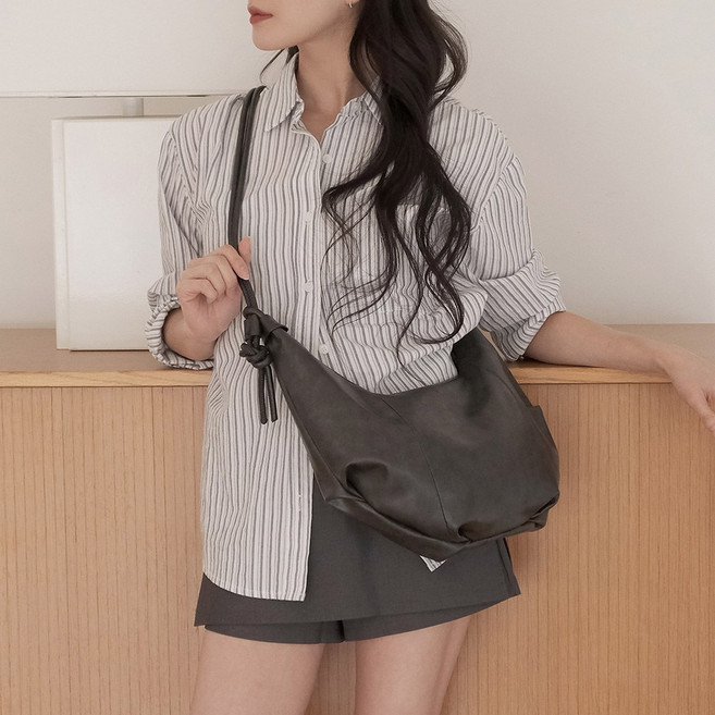 [2size] 투웨이 클래식 크로스 호보 숄더백