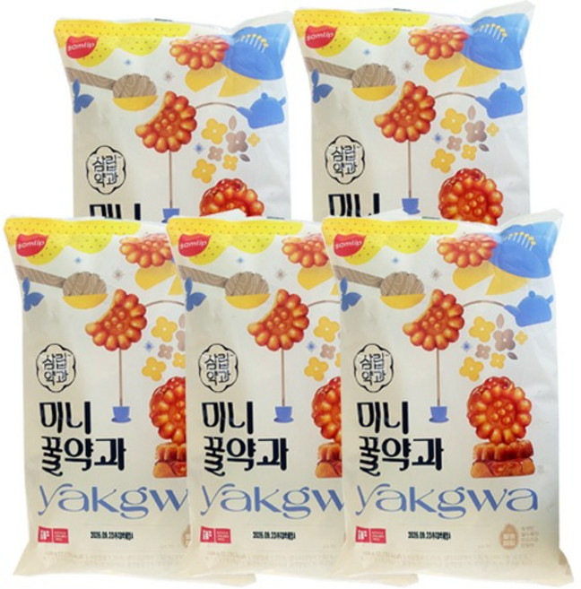 삼립 미니꿀약과, 500g, 5개