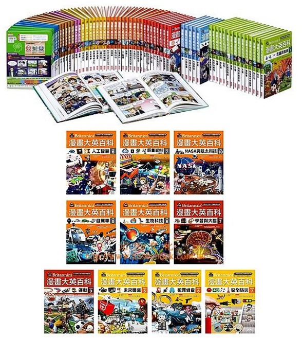 漫畫大英百科套書, 【人體醫學】（1～6集）　三采文化