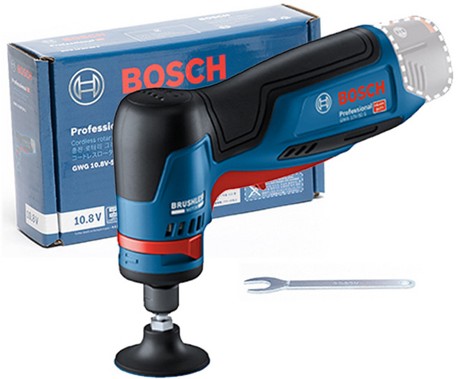 보쉬 GWG10.8V-50S 충전 직각 다이그라인더 본체만 속도조절 충전그라인더, 1개