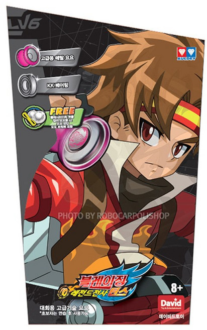 데이비드토이 블레이징틴스5 피어스 요요, 혼합색상, 1개