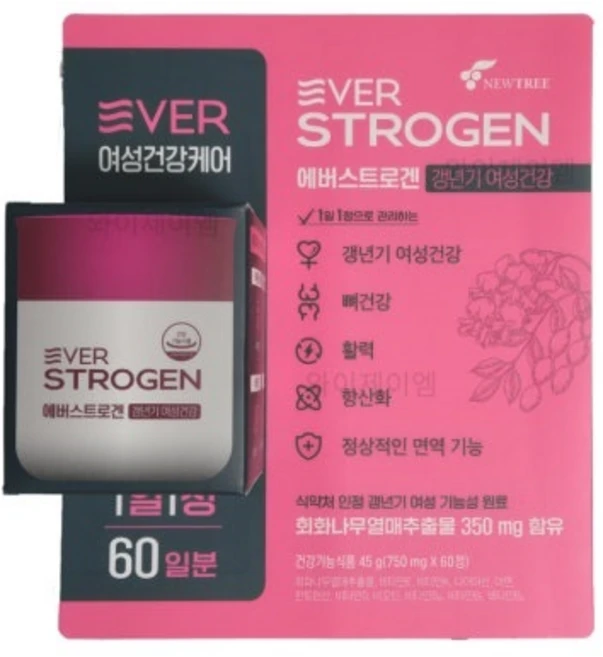 뉴트리 에버스트로겐, 1개, 60정 - 쿠팡