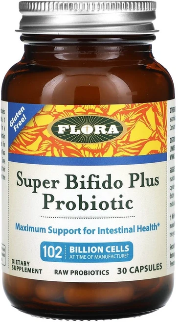 플로라 슈퍼 비피도 플러스 프로바이오틱 1020억 개 셀룰러 캡슐 30정, 1개 - 쿠팡