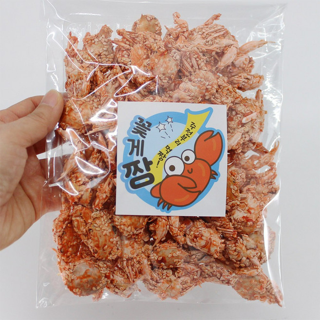 [자연에서 식탁까지] 맥주안주 주전부리 꽃게짱 꽃게랑, 150g, 1개