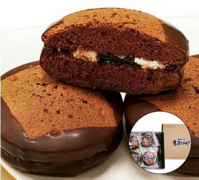 전주명물 수제초코파이 90gx10봉선물포장, 10개, 90g