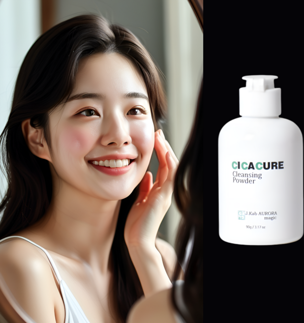 <미국FDA승인>오로라 효소세안제 시카큐어 클렌징 파우더 90g, 1개