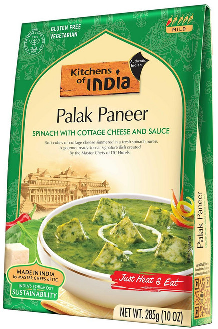 키친오브인디아 코타지 치즈 즉석커리 팔락 파니르, 285g, 1개