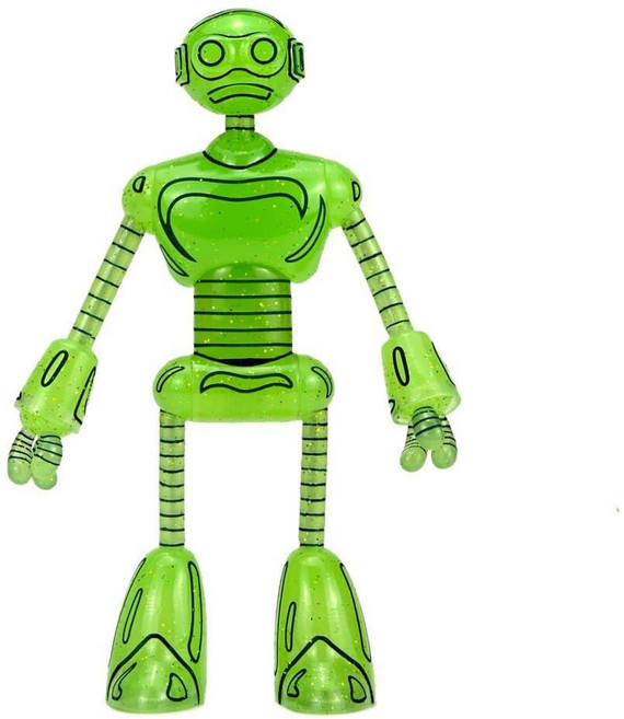 미국출고 평점4.5+ 179331 네카 NECA - 십대 돌연변이 닌자 거북이 미라지 코믹스 17.8cm(7인치) 스케일 Transmat Fugitoid GID 액션 피규어, 미국출고 평점4.5+ 179331 네카 NECA - 십
