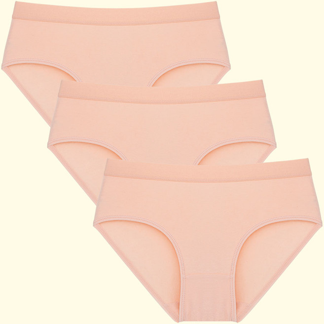 아이엠속옷 밴딩 학생 면 팬티 3p 부드러운 순면 청소년 여아 속옷