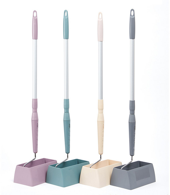 오래아 반영구 씻어쓰는 돌돌이 청소기, 2단세트(핸디세트+연장봉) - 애쉬블루, 1개