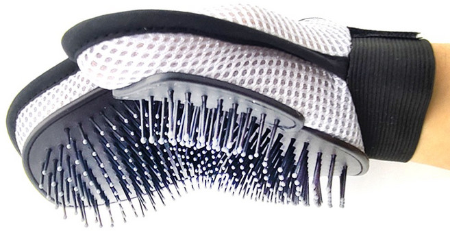 펫카소 강아지 고양이 빗 털제거 브러쉬장갑 털갈이빗, 1개