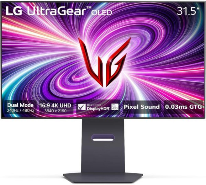 LG 34GS95QE 34인치 울트라기어 OLED 커브드 게이밍 모니터 WQHD 800R 240Hz 0.03ms 디스플레이HDR 트루 블랙 400 AMD 프리싱크 프리미엄 프로, 32 inch (2024), 1개