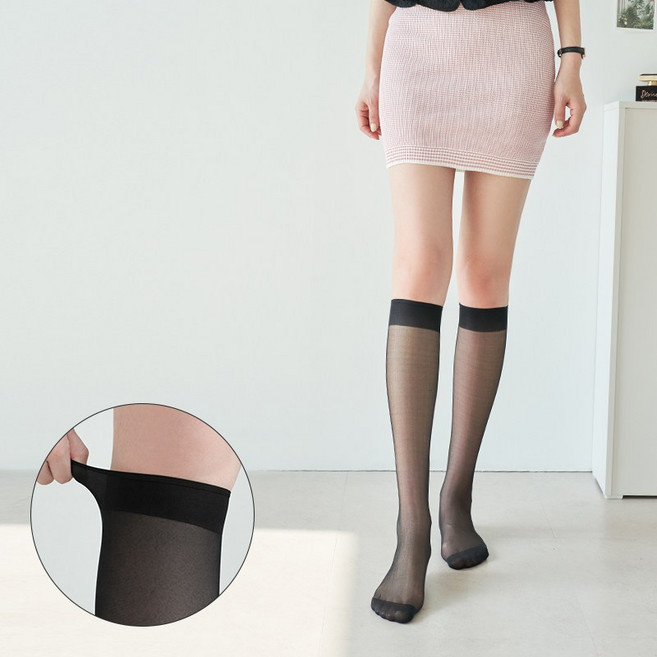 러블리한 시스루 판타롱 니삭스 2켤레