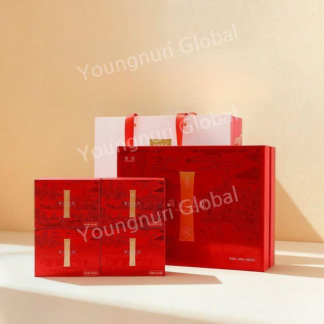 구름이 키운 차 영산 운무차 2025년 봄차 향긋한 계화 녹차 부드러운 홍차, 속 편한 홍차 200g 쇼핑백 시음팩, 100g, 1, 1