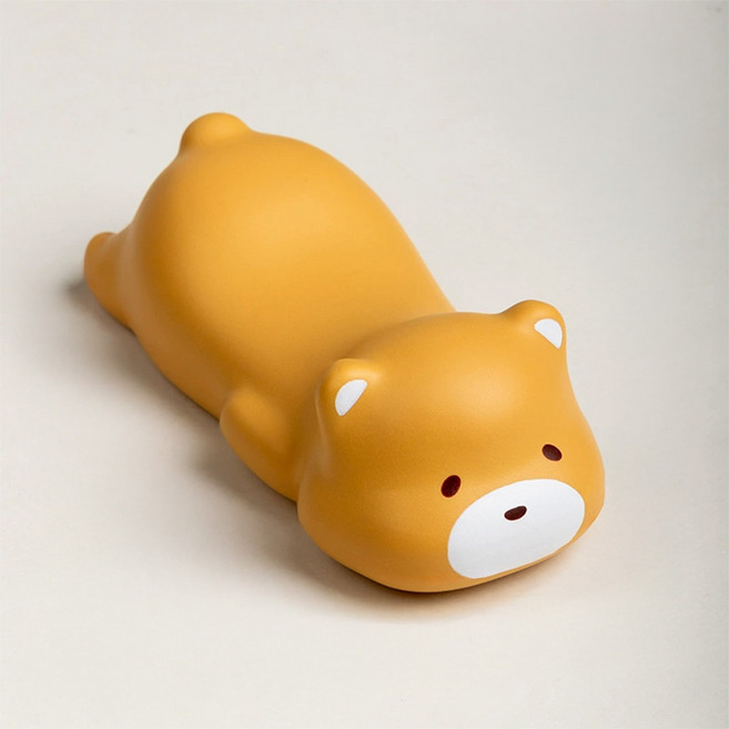 뉴프렐류드 메모리폼 귀여운 마우스 손목 받침대, 1개, 곰돌이