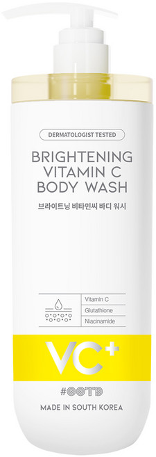 #오오티디뷰티 브라이트닝 비타민씨 미백 바디워시 바디클렌저 대용량, 1개, 750ml