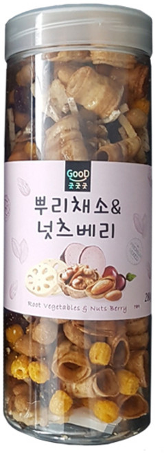 굿굿굿 뿌리채소&넛츠베리 280g x 1통, 1개