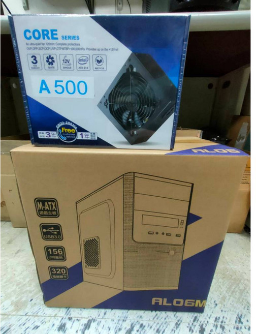 AL06M M-ATX 電腦機殼 A500W 電源供應器, 1個