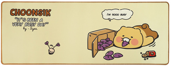 카카오프렌즈 춘식이 데스크 장패드, 옐로우, 1개