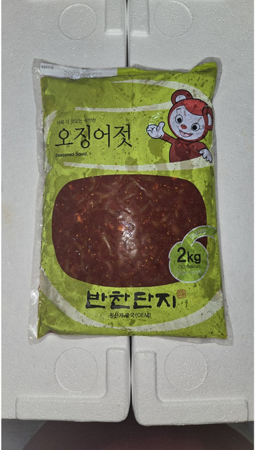 반찬단지 오징어젓 2kg, 1개