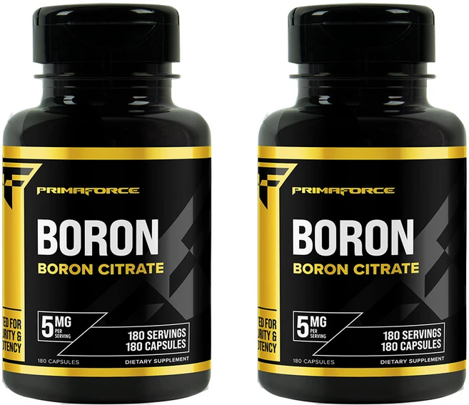 프리마포스 보론 붕소 5mg 180캡슐 2병, 2개, 180정 - 쿠팡