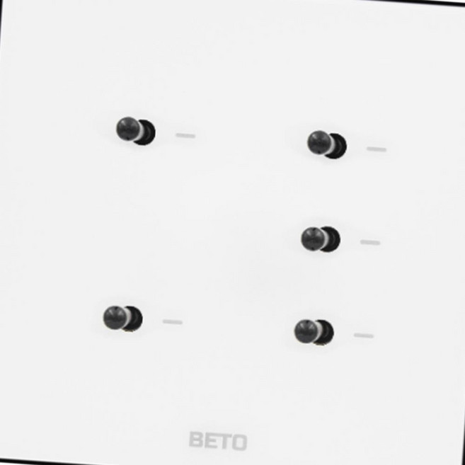 (올핀) 전기 조명 베토 화이트 블랙 토글 1로 중 5구 스위치 신축 아파트 주택 호텔 사무실 빌딩 배선기구 베코