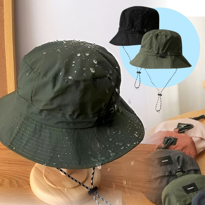 방수 자외선 차단 남녀공용 아웃도어 버킷햇 등산 낚시 여행 골프 캠핑용 벙거지 모자
