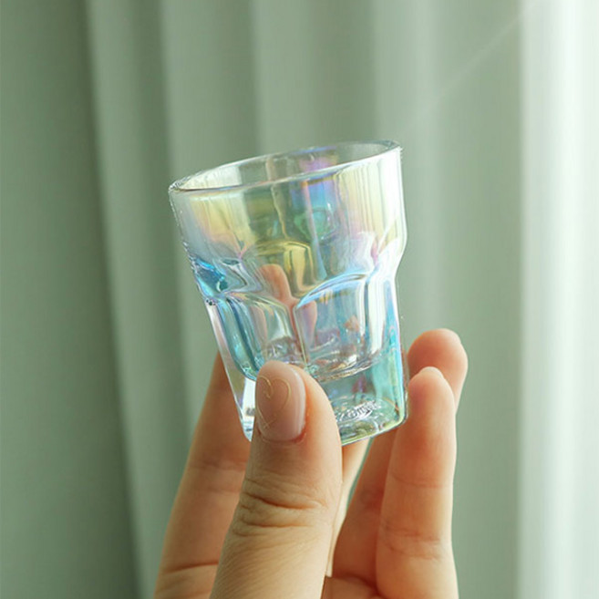 인생술잔 오로라 홀로그램 변색 소주잔 컬러체인지 감온 술잔 8p, 단품