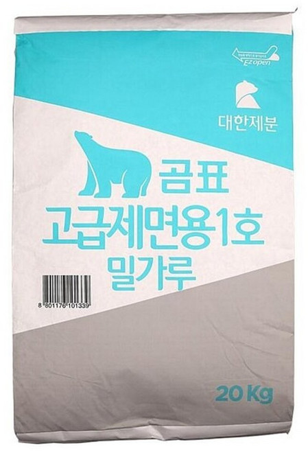 제면용 식자재 곰표 밀가루 1호 20KG, 1개