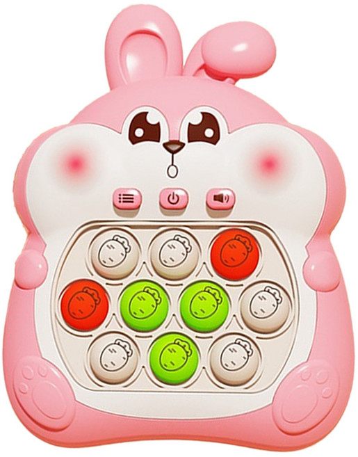 토이토 푸쉬팝 게임기 레드 7세대 푸시팝 폭탄, 뚱토끼, 1개