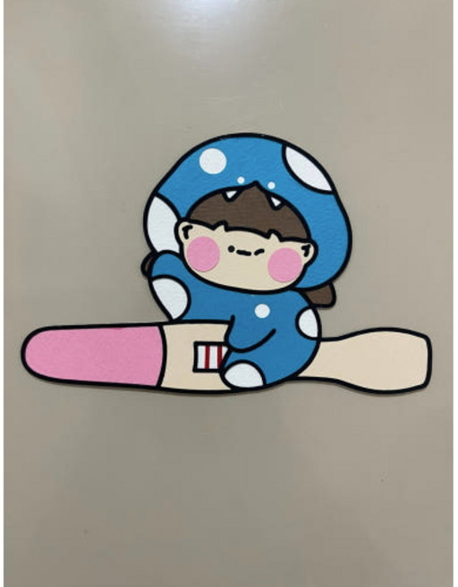 임밍아웃 토퍼 젠더리빌 소품토퍼 케이크 제작 픽 장식 임신 출산 케잌, 1개, 여자/ 토끼