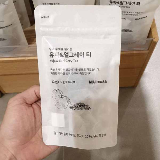 무인양품 유자 앤 얼그레이티, 1.5g, 1.5g, 1개, 8개입