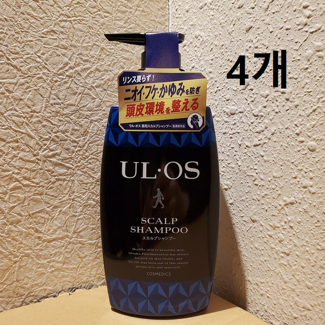 우르오스 스칼프 샴푸, 4개, 500ml