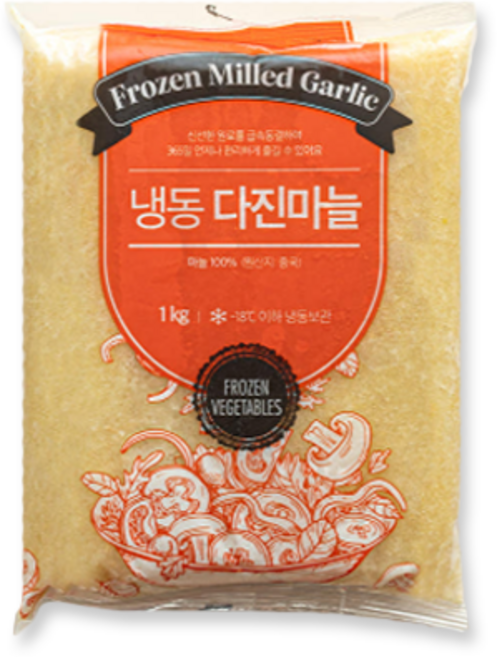 냉동 다진마늘 1kg, 1개, 단품