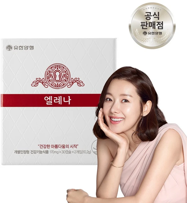 유한양행 엘레나 여성 질건강 UREX 프로바이오틱스 유산균, 60정, 1개 - 쿠팡