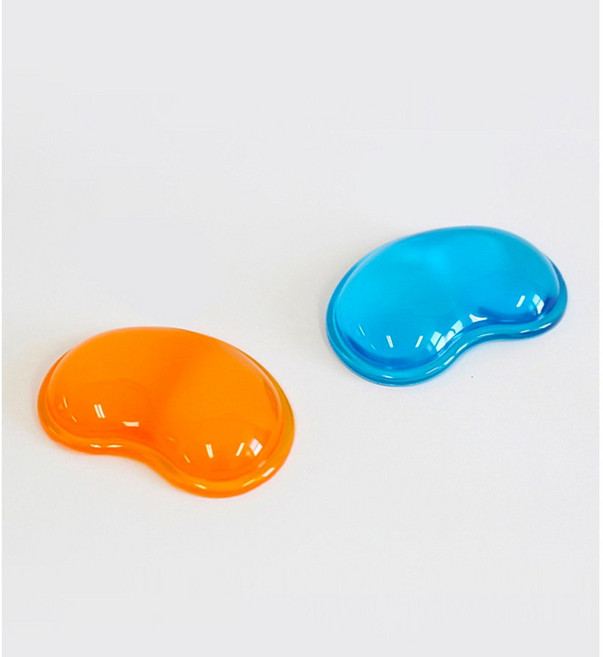 엑토 투명 젤 손목보호대 마우스패드 WP-03, 블루, 1개