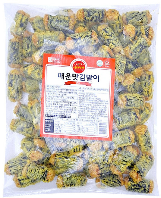 식재명가 매콤 김말이 2kg (25g x 80ea), 1개