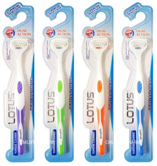 로터스 듀얼 브러쉬+클리너 혀클리너, 4개