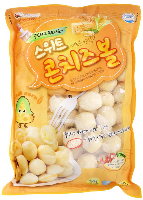 떡안애 스위트 콘치즈볼 1kg, 4개