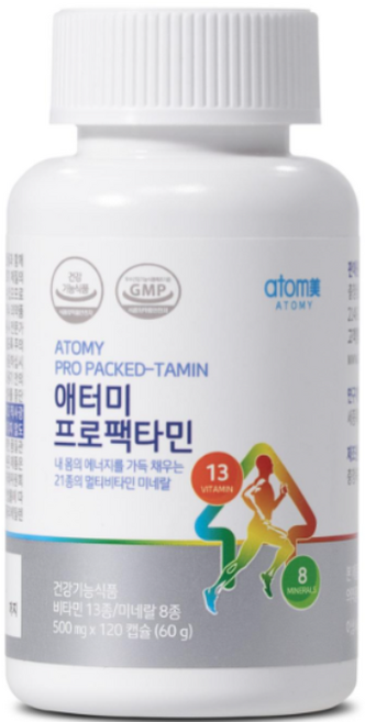 애터미 프로팩타민 120캡슐 (2개월분) 멀티비타민, 1개, 120정