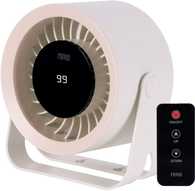 포른 무선 탁상용 선풍기, 아이보리