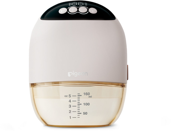 貝親 pigeon 穿戴式電動吸乳器, 1個, 白色